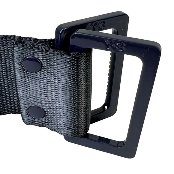 Y-3 ADIDAS x YOHJI YAMAMOTO LOGO BELT IN DARK GRAY - Picture 3 of 4